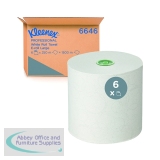 Kleenex 1-Ply Hand Towels Rolled E-Roll Large White (Pack of 6) 6646