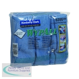Wypall Microfibre Cloth Blue (Pack of 6) 8395