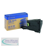Kyocera TK-1115 Toner Cartridge Black 1T02M50NLV