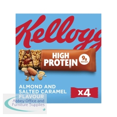 Kelloggs High Protein Almond and Salted Caramel Flavour Snack Bars 35g (Pack of 16) 7100784000