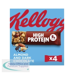 Kelloggs High Protein Almond and Dark Chocolate Snack Bars 35g (Pack of 16) 7100787000