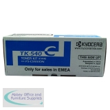Kyocera TK-540C Cyan Toner Cartridge 1T02HLCEU0