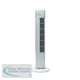 Q-Connect Tower Fan 30 Inch/762mm White KF00407