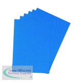 Q-Connect A4 Blue Leathergrain Comb Binder Cover (100 Pack) KF00500