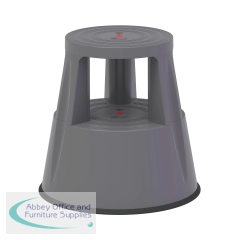 Q-Connect Plastic Step Stool Dark Grey KF00634