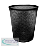 Q-Connect Waste Basket Mesh 18 Litre Black KF00871