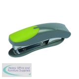 Q-Connect Mini Plastic Stapler Grey/Green KF00991
