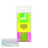 Q-Connect Quick Notes 38 x 51mm Neon (3 Pack) KF01224