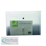 Q-Connect Polypropylene Document Folder A4 Clear (Pack of 12) KF01244Q
