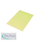 Q-Connect Feint Ruled Board Back Memo Pad 160 Pages A4 Yellow (10 Pack) KF01388