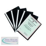 Q-Connect Project Folder A4 Black (25 Pack) KF01453