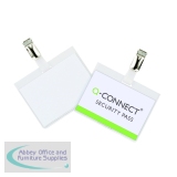 Q-Connect Security Badge 60x90mm (Pack of 25) KF01562