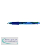 Q-Connect Retractable Ballpoint Pen 4 Colour (10 Pack) KF01938