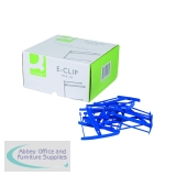 Q-Connect Binding E-Clip Blue (100 Pack) KF02282