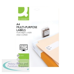 Q-Connect Name Badge Inserts 40x75mm 12 Inserts per Sheet (Pack of 25) KF02288