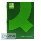 Q-Connect Recycled Wirebound Notebook A4 Green (Pack of 3) KF03731
