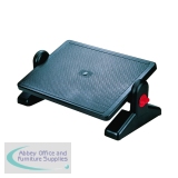 Q-Connect Ergonomic Adjustable Footrest Platform Size 540x265mm Black 29200-70