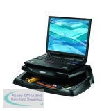 Q-Connect Laptop and LCD Monitor Stand Black KF04553