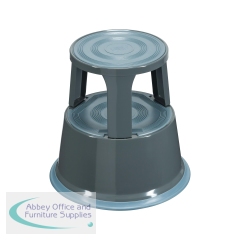 Q-Connect Metal Step Stool Dark Grey KF04846