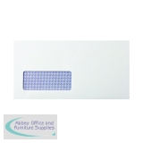 Q-Connect DL Envelope Window Self Seal 80gsm White (250 Pack) KF07557
