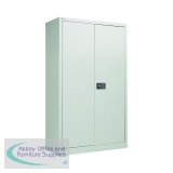 Jemini 2 Door Storage Cupboard Metal 420x960x1810mm Grey KF08087