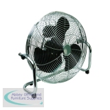 KF10031 - Q-Connect High Velocity Floor Standing Fan 18 Inch 3 Speed Chrome KF10031
