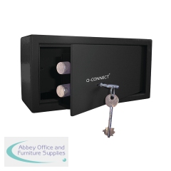 Q-Connect Key Operated Safe 6 Litre Black KF10474