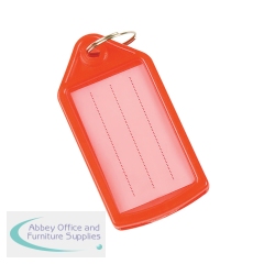 Q-Connect Sliding Key Fobs Red (Pack of 40) KF10481