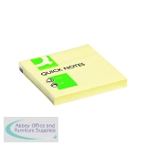 Q-Connect Quick Notes 76 x 76mm Yellow (12 Pack) KF10502