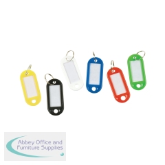 Q-Connect Key Fobs with 2 Punched Holes Assorted (Pack of 240) KF10876