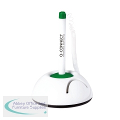 Q-Connect Antibacterial Reception Pen w/Paper Holder Plus x3 Ink Blue