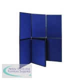 Q-Connect Display Board 7 Panel Blue/Grey DSP330517