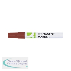 Q-Connect Permanent Marker Bullet Tip 4mm Red (Pack of 10) KF11710