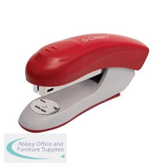 Q-Connect Half Strip Plastic Stapler Red KF14206