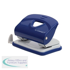 Q-Connect Medium Duty Metal Desk Hole Punch Blue KF14218