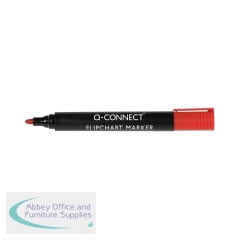Q-Connect Flipchart Marker Bullet tip 2mm Red (Pack of 10) KF15399