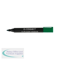 Q-Connect Flipchart Marker Bullet tip 2mm Green (Pack of 10) KF15400