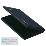 Q-Connect Large Stamp Pad Green KF15439
