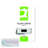 Q-Connect USB 3.0 Slider 16GB Flash Drive Silver/Black KF16369