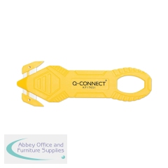 Q-Connect 3-in-1 Safety Cutter Concealed Steel Blade Yellow KF17051