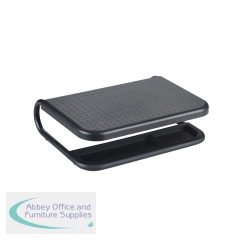 Q-Connect Monitor Laptop Riser with Desktop Organiser 380x295x110mm Black KF17416