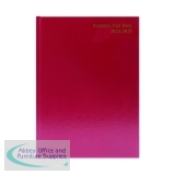 Academic Diary Day Per Page A5 Burgundy 2024-25 KF1A5ABG24