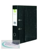 Q-Connect Lever Arch File Foolscap Black (Pack of 10) KF20002