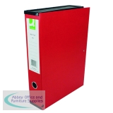 Q-Connect 75mm Box File Foolscap Red (5 Pack) 31818KIN0