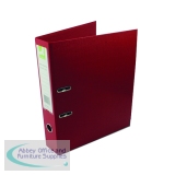 Q-Connect 70mm Lever Arch File Polypropylene Foolscap Red (10 Pack) KF20027