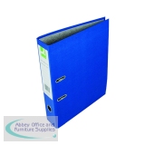 Q-Connect Lever Arch File Paperbacked Foolscap Blue (10 Pack) KF20030