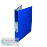 Q-Connect 2 Ring 25mm Paper Over Board Blue A4 Binder (10 Pack) KF20035