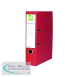 Q-Connect Lever Arch File Paperbacked A4 Red (10 Pack) KF20041