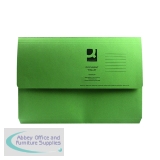 Q-Connect Document Wallet Foolscap Green (50 Pack) KF23012