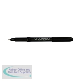 KF25007 - Q-Connect Black 0.4mm Fineliner Pen (Pack of 10) KF25007